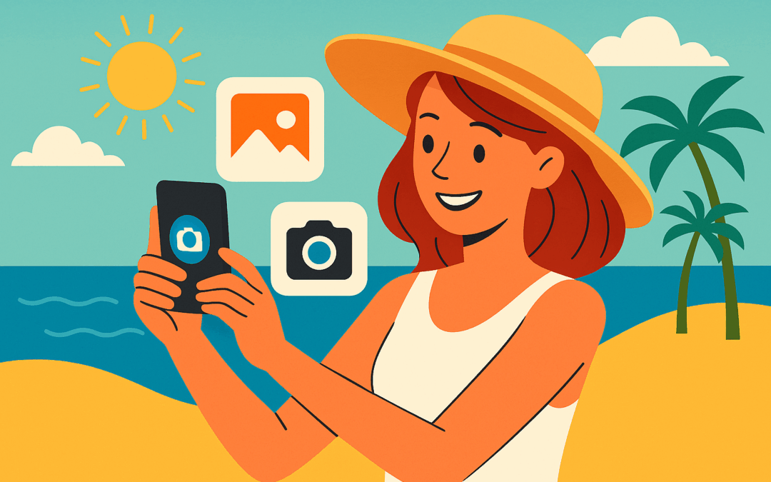 Automazioni per le foto usando il widget Fotocamera
